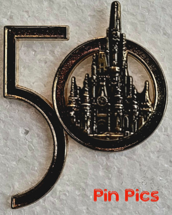WDW - Cinderella Castle in 50 - 50th Anniversary