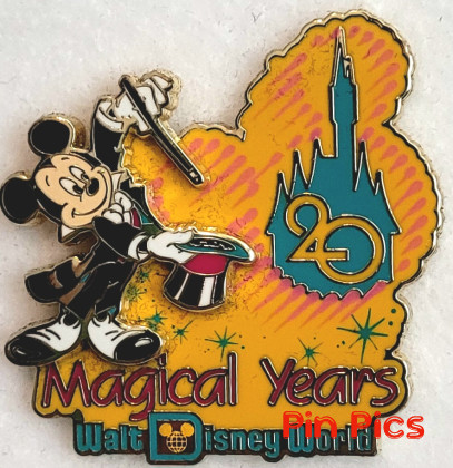 WDW – Magician Mickey and Cinderella Castle - 20 Magical Years