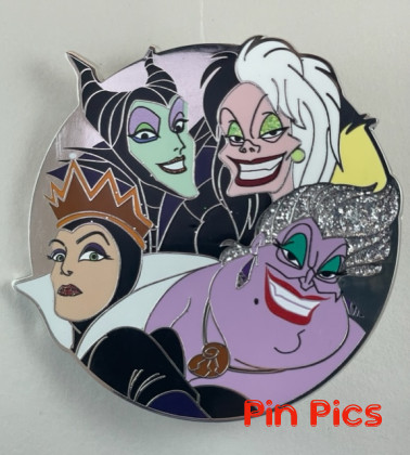 PinAPalooza - Maleficent, Cruella, Ursula and Evil Queen - Viva La Divas - Silver