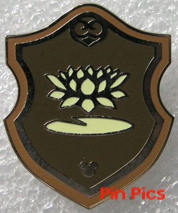 WDW - Tiana Water Lily - Princess and the Frog - Princess Crest and Emblem - Hidden Mickey