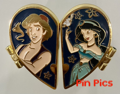 Korea - Aladdin and Jasmine - Heart locket