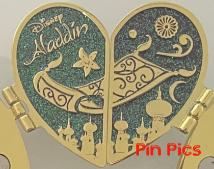 158372 - Korea - Aladdin and Jasmine - Heart locket