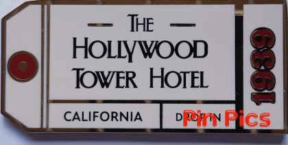 DLP - Luggage Tag - Hollywood Tower Hotel - California