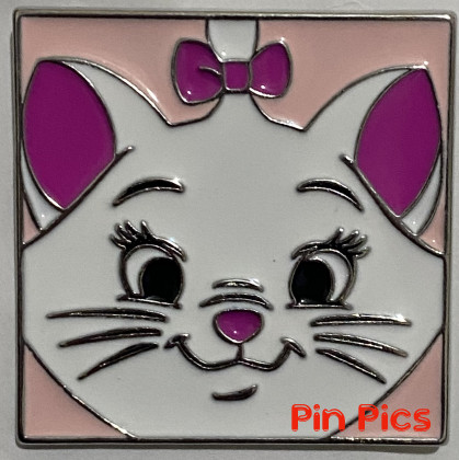 Neon Tuesday - Marie - Aristocats Kitty Portrait - Square