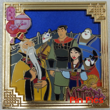 DEC - Mulan, Li Shang, Yao, Ling, Chien Po and Emperor - Frame