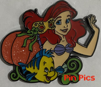 Loungefly - Ariel & Flounder - Little Mermaid - Princess Pumpkin Masquerade - Mystery - Hot Topic