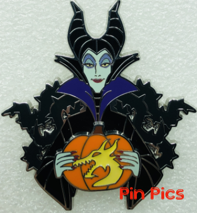 Maleficent Holding a Pumpkin - Sleeping Beauty - Haloween