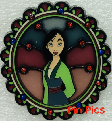 Loungefly - Mulan - Princess Ornate Gem Brooch - Mystery