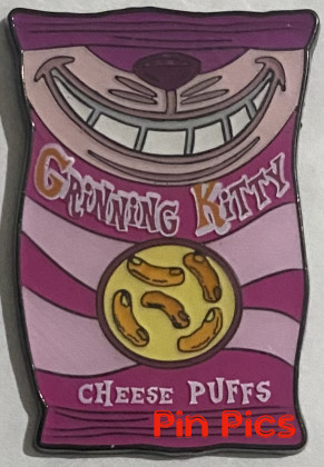 Loungefly - Grinning Kitty Cheese Puffs - Cheshire Cat - Alice in Wonderland - Animal Character Chip Bag - Mystery - Hot Topic