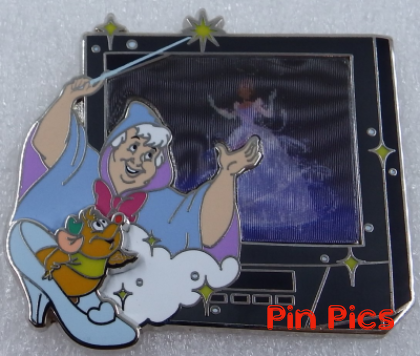WDW - Fairy Godmother, Gus and Cinderella - Television - Magical Movie Moment - Magic HapPins