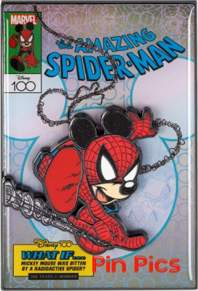 Mickey as Amazing Spider Man - Marvel - What If - Disney 100 - Comic Book Cover