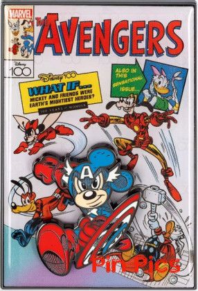 Mickey, Minnie, Goofy, Donald, Daisy and Pluto - Avengers - Marvel - What If - Disney 100 - Comic Book Cover