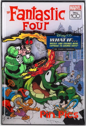 Mickey, Minnie, Donald, Goofy and Pete - Fantastic Four - Marvel - What If - Disney 100 - Comic Book Cover