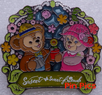 HKDL - Duffy Bear and ShellieMay - Sweet Sweet Friends - Flower Garden - Duffy and Friends