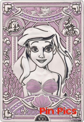 Uncas - Ariel, Flounder and Sebastian - Little Mermaid - Stain Glass - Disney 100 - Jumbo