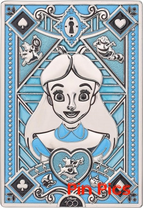 Amazon - Alice, White Rabbit, Cheshire - Alice in Wonderland - Stain Glass - Disney 100 - Jumbo
