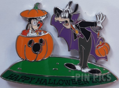 Goofy & Max Goof - Goofy  Movie - Vampire - Jack-O-Lantern - Halloween
