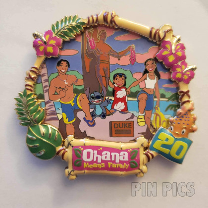 DEC - David, Stitch, Lilo and Nani - At Home - Ohana Means Family - 20th Anniversary