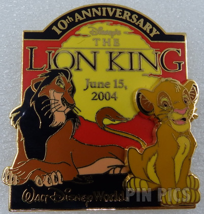 WDW - Simba & Scar - Lion King - 10th Anniversary