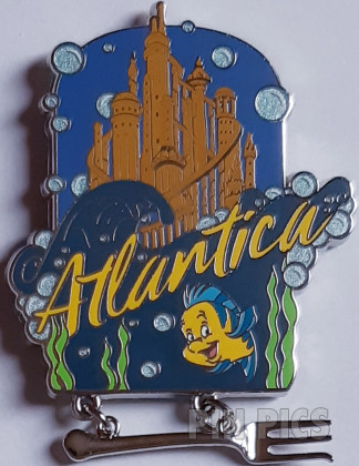 EU DS - Flounder and Tritons Castle - The Little Mermaid - Atlantica - Magical Medallions
