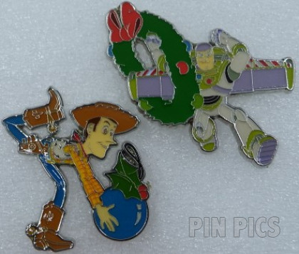 Woody and Buzz - Toy Story - Ornament and Wreath - Holiday