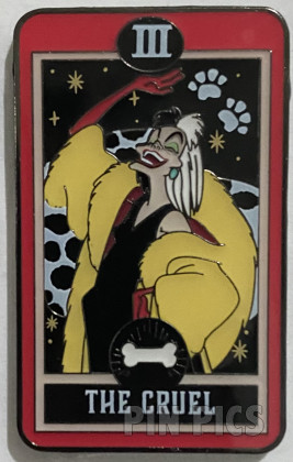 Loungefly - Cruella - Cruel - Card 3 - Villains Tarot Card - Mystery