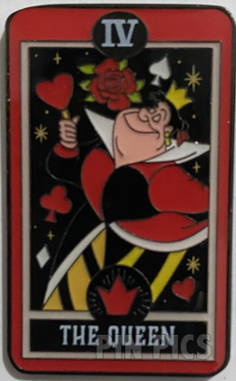 Loungefly - Queen of Hearts - Queen - Card 4 - Villains Tarot Card - Mystery