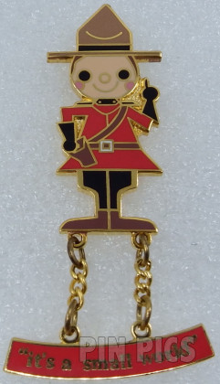 Canada - It's a Small World - Doll - Dangle - Canadian Mountie