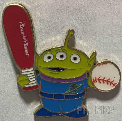 Uncas - Little Green Man - Alien - Toy Story - Baseball - Pizza Planet
