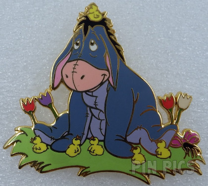 Disney Auction - Eeyore - Easter with chicks
