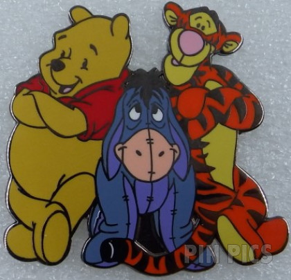 UK DS - Winnie the Pooh, Eeyore and Tigger - Leaning