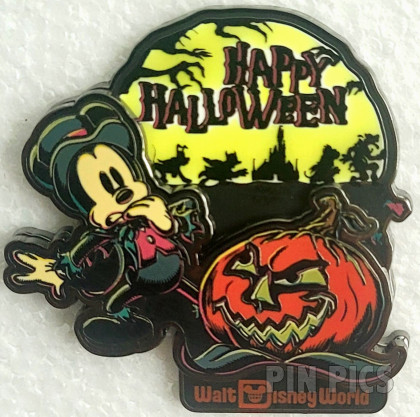 WDW - Frightened Mickey Mouse - Jack-O-Lantern - Happy Halloween