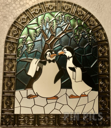 WDI - Penguins - Birds - Stained Glass Mosaic - Mary Poppins