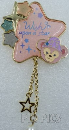 HKDL - ShellieMay - Wish Upon a Star - Duffy and Friends - Dangle - Stained Glass - Pink Bear