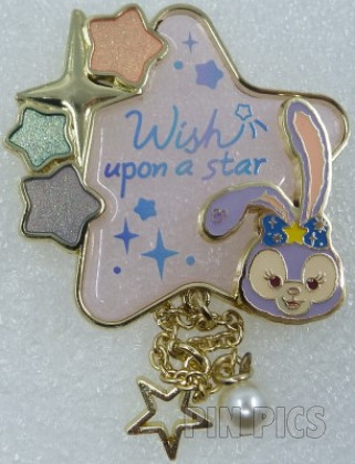 HKDL - StellaLou - Wish Upon a Star - Duffy and Friends - Dangle - Stained Glass - Purple Rabbit