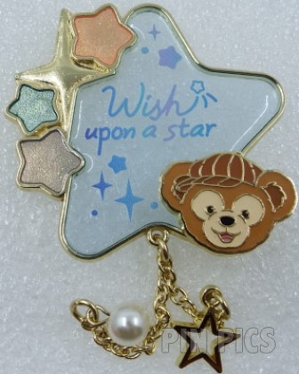 HKDL - Duffy - Wish Upon a Star - Duffy and Friends - Dangle - Stained Glass - Brown Bear
