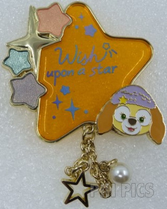 HKDL - CookieAnn - Wish Upon a Star - Duffy and Friends - Dangle - Stained Glass - Yellow Puppy Dog