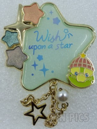 HKDL - Olu Mel - Wish Upon a Star - Duffy and Friends - Dangle - Stained Glass - Green Turtle