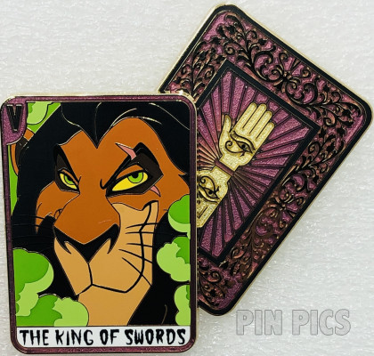 DSSH - Scar - Lion King - King of Swords - Villain Tarot Card - Once Upon a Nightmare