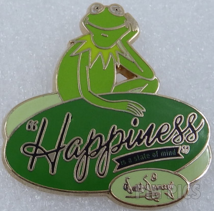 Kermit - Walt Disney Quotes - 'Happiness is a state of mind' - Booster