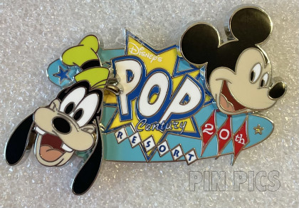 WDW - Mickey and Goofy - Pop Century Resort - 20th Anniversary