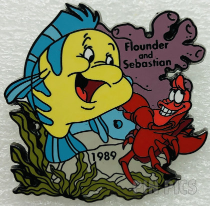 DIS - Flounder and Sebastian - 100 Years of Dreams - Pin 68 - Little Mermaid