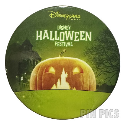 Button - DLP - Disney Halloween Festival - Jack-O-Lantern Castle