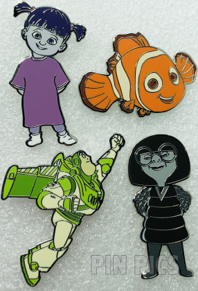 Boo, Nemo, Buzz and Edna - Disney 100 - Pixar - Set