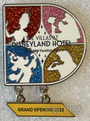 DL - Tiana, Sorcerer Mickey, Aurora, Mowgli and Baloo - DVC - Villas at Disneyland Hotel - Grand Opening