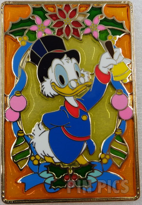 Uncas - Scrooge McDuck - Christmas - Stained Glass
