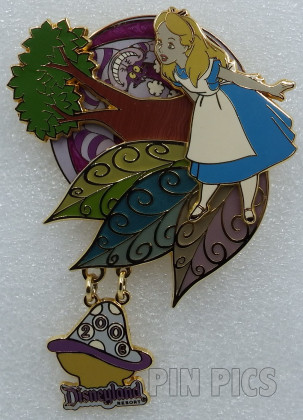 DLR - Alice and the Cheshire Cat - Featured Artist Collection 2006 - Rachael Sur - Jumbo