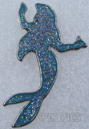 M&P - Ariel - Silhouette - Little Mermaid - Blue Glitter