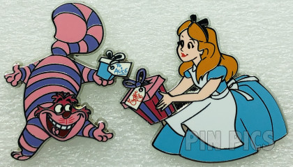 Alice and Cheshire - Christmas Present Set - Alice in Wonderland