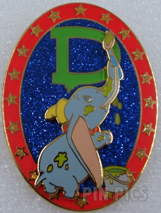 DLRP - Dumbo - Walt Disney Letter Series - D